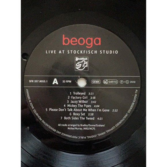 Beoga Live at Stockfisch Studio LP 180g SFR 357.8053 EX Import Germany - Picture 6 of 8